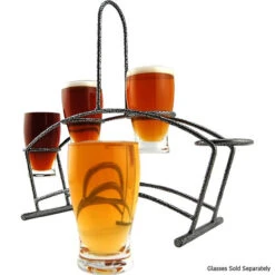 Beer & Wine Tasting Metal Flight Carrier -Bar Supplies 90074 flightcarrier bz1 2 51695.1590765031