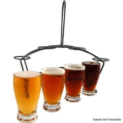 Beer & Wine Tasting Metal Flight Carrier -Bar Supplies 90074 flightcarrier bz4 2 37897.1590765031
