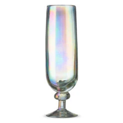 Hand-Blown Fluted Pearl Champagne & Mimosa Glasses - 12 Oz - Set Of 2 -Bar Supplies A10067 1 Hand Blown Fluted Pearl Champagne and Mimosa Glasses 6 oz Set of 2 1 32571.1612823326