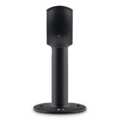 Rounded Center Post Bracket - Matte Black - 2" OD -Bar Supplies BLK 76366 2 Rounded Center Post Bracket Matte Black 2OD 03 25928.1603917165