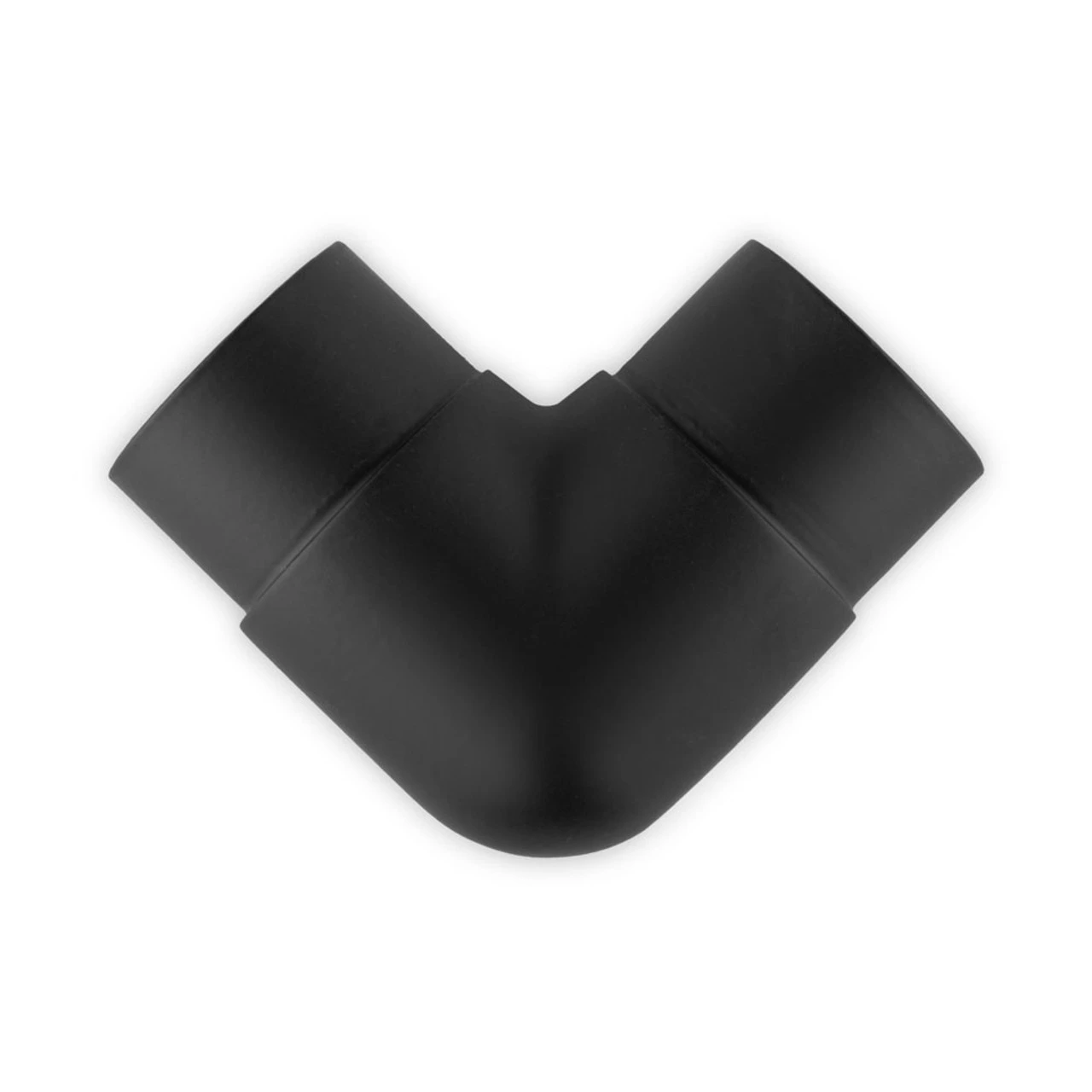 Flush Elbow Fitting 90 Degree - Matte Black - 1.5" OD 4 Flush Elbow Fitting 90 Degree - Matte Black - 1.5" OD - Image 2