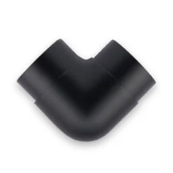 Flush Elbow Fitting 90 Degree - Matte Black - 2" OD -Bar Supplies BLK 76961 2 Flush Elbow Fitting 90 Degree Matte Black 2 OD 01 44384.1595357239