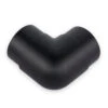 Flush Elbow Fitting 90 Degree - Matte Black - 2" OD