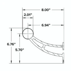Bar Mount Foot Rail Bracket - Polished Brass - 2" OD 12 Bar Mount Foot Rail Bracket - Polished Brass - 2" OD -Bar Supplies Bar Mount Bracket 35014.1605213534