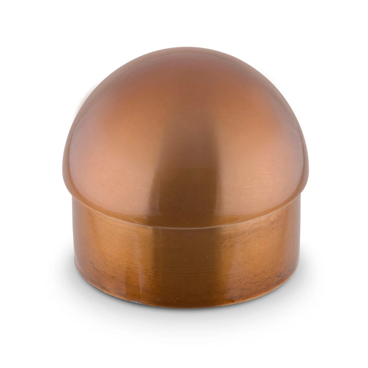 Domed End Cap - Sunset Copper - 2" OD 3 Domed End Cap - Sunset Copper - 2" OD