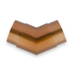 Flush Angle Fitting 135(45) Degree - Sunset Copper - 2" OD -Bar Supplies COP S960 2 Flush Angle Fitting 13545 Degree Sunset Copper 2 OD 02 51285.1595358856