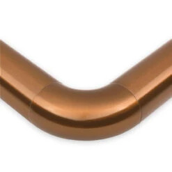 Curved Flush Elbow Fitting 90 Degree - Sunset Copper - 2" OD -Bar Supplies COP S966 2 Curved Flush Elbow Fitting 90 Degree Sunset Copper 2 OD 03 00890.1595358930