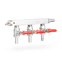 3-Way CO2 Distribution Bar With Safety