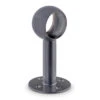 Rounded Center Post Bracket - Gunmetal Grey - 2" OD -Bar Supplies GRY 76336 2 Rounded Center Post Bracket Gunmetal Grey 2OD 02 03303.1595359212