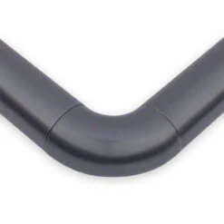 Curved Flush Elbow Fitting 90 Degree - Gunmetal Grey - 2" OD -Bar Supplies GRY 76966 2 Curved Flush Elbow Fitting 90 Degree Gunmetal Grey 2 OD 02 55215.1595359835
