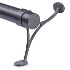 Combination Foot Rail Bracket - Gunmetal Grey - 2" OD 10 Combination Foot Rail Bracket - Gunmetal Grey - 2" OD -Bar Supplies GRY 769912 2 Combination Foot Rail Bracket Gunmetal Grey 2 OD 04 82151.1595360047