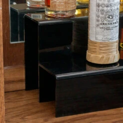 34-inch 2 Tier Liquor Bottle Shelf - Black 9 34-inch 2 Tier Liquor Bottle Shelf - Black -Bar Supplies KEG 036 2T 34 inch 2 Tier Liquor Bottle Shelf Black 4 19720.1592503957