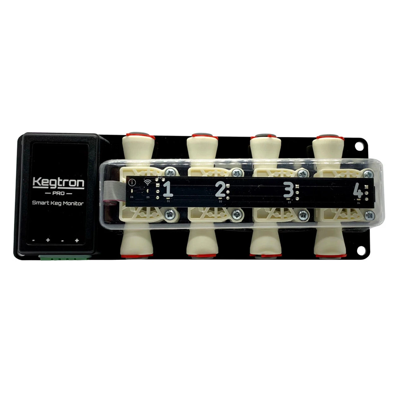 Kegtron Pro Keg Monitor Quad Tap 3 Kegtron Pro Keg Monitor Quad Tap