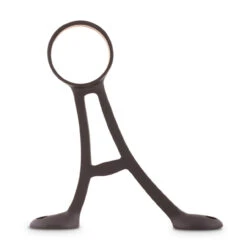 Floor Mount Foot Rail Bracket - Oil Rubbed Bronze - 2" OD -Bar Supplies ORB 76914 2 Floor Mount Foot Rail Bracket Oil Rubbed Bronze 2 OD 03 52896.1595360772