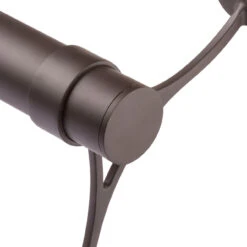 Flush Flat End Cap - Oil Rubbed Bronze - 2" OD -Bar Supplies ORB 76940 2 Flush Flat End Cap Oil Rubbed Bronze 2 OD 03 81493.1595360931