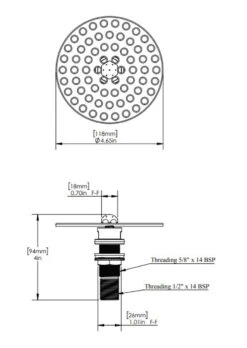 Replacement Glass Rinser Assembly -Bar Supplies Rinser Assembly Specs 2 20351.1677618972