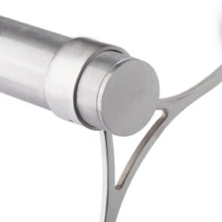 Flush Flat End Cap - Brushed Stainless Steel - 2" OD -Bar Supplies S940 2 Flush Flat End Cap Brushed Stainless Steel 2 OD 03 32351.1595361323