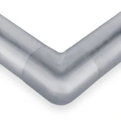 Flush Elbow Fitting 90 Degree - Brushed Stainless Steel - 2" OD -Bar Supplies S961 2 Flush Elbow Fitting 90 Degree Brushed Stainless Steel 2 03 26001.1603927842