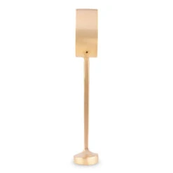 Combination Foot Rail Bracket - Satin Brushed Brass - 2" OD -Bar Supplies SB 76912 2 Combination Foot Rail Bracket Brushed Satin Brass 2 Inch OD 02 82264.1595361705