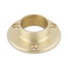 3" Wall Flange - Satin Brushed Brass - 1.5" OD