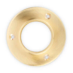 4" Wall Flange - Satin Brushed Brass - 2" OD -Bar Supplies SB 76921 2 4 Inch Wall Flange Brushed Satin Brass 2 Inch OD 01 66732.1605212520