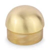 Domed End Cap - Satin Brushed Brass - 2" OD -Bar Supplies SB 76937 2 Domed End Cap Brushed Satin Brass 2 Inch OD 01 1 36063.1595362480