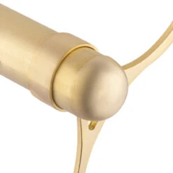 Domed End Cap - Satin Brushed Brass - 2" OD -Bar Supplies SB 76937 2 Domed End Cap Brushed Satin Brass 2 Inch OD 03 1 58447.1595362480