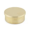 Flush Flat End Cap - Satin Brushed Brass - 1.5" OD 2 Flush Flat End Cap - Satin Brushed Brass - 1.5" OD -Bar Supplies SB 76940 1 pt 5 Flush Flat End Cap Brushed Satin Brass 1 pt 5 OD 01 89114.1609863090