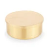 Flush Flat End Cap - Satin Brushed Brass - 2" OD 1 Flush Flat End Cap - Satin Brushed Brass - 2" OD -Bar Supplies SB 76940 2 Flush Flat End Cap Brushed Satin Brass 2 Inch OD 01 47458.1595362439