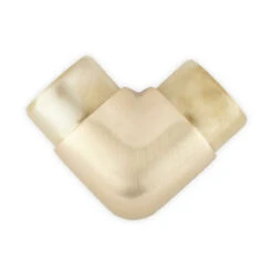 Flush Elbow Fitting 90 Degree - Satin Brushed Brass - 1.5" OD -Bar Supplies SB 76961 1 pt 5 Flush Elbow Fitting 90 Degree Brushed Satin Brass 1 pt 5 OD 05 39238.1609864655