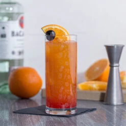 Urban Bar Tiki Pattern Highball Cocktail Glasses - Set Of 6 - 10 Oz -Bar Supplies UB4950 Urban Bar Tiki Pattern Highball Cocktail Glasses Set of 6 10 oz 04 81809.1605203258