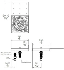 Glass Rinser Tray Undercounter Mount -Bar Supplies Undermount Rinser 49127.1685477490