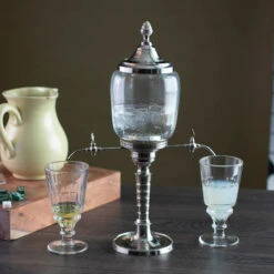 Belle Epoque Metal Absinthe Fountain - 2 Spouts -Bar Supplies b 1302 belle epoque metal absinthe fountain 2 spouts 4 66440.1590768895