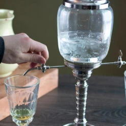 Belle Epoque Metal Absinthe Fountain - 2 Spouts -Bar Supplies b 1302 belle epoque metal absinthe fountain 2 spouts 5 51677.1590768896