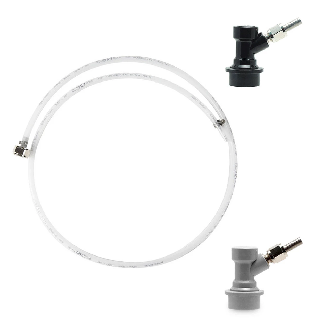 Ball Lock Quick Disconnects Kit W/ 5' Barrier Line Jumper 3 Ball Lock Quick Disconnects Kit W/ 5' Barrier Line Jumper