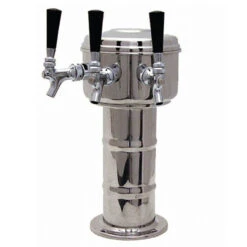 Mini Mushroom Draft Beer Tower - Glycol Cooled - 3 To 4 Faucets