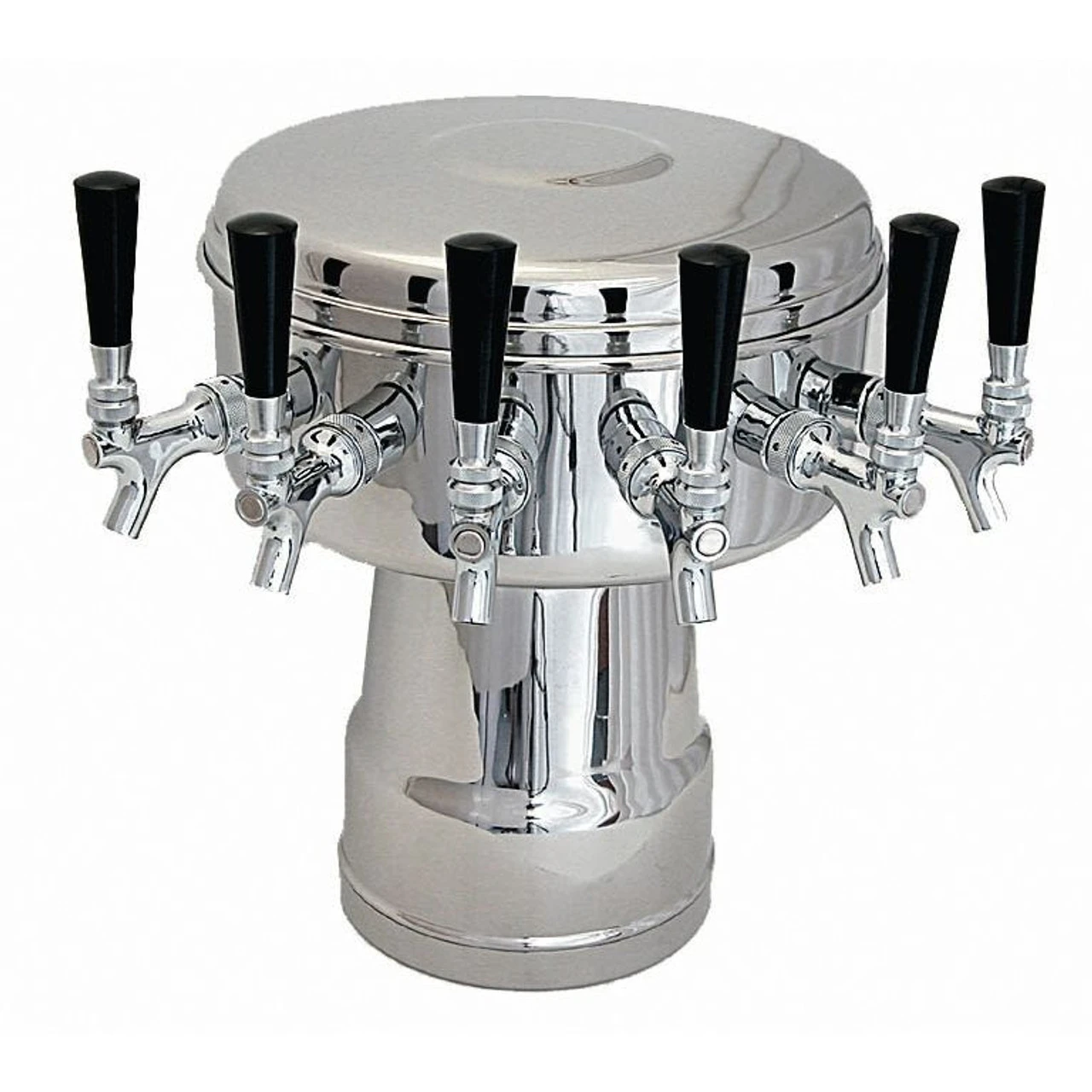 Mushroom Draft Beer Tower - Air Cooled - 4 To 6 Faucets 3 Mushroom Draft Beer Tower - Air Cooled - 4 To 6 Faucets