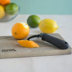 Behind The Bar® Premium Wood Bar Cutting Board & Garnish Tool Set - 4 Pieces -Bar Supplies btb board kit 18001621 behind the bar wood bar cutting board garnish tool set 4 pieces 06 44408.1590769349