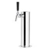 Draft Beer Tower - Stainless Steel - 3" Column - 1 Perlick 630PC Faucet -Bar Supplies c173 630ss kit kit single tap stainless tower 650ss faucet 0001 1 18424.1590769397