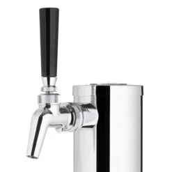 Draft Beer Tower - Stainless Steel - 3" Column - 1 Perlick 630PC Faucet -Bar Supplies c173 630ss kit kit single tap stainless tower 650ss faucet 0002 1 16688.1590769398