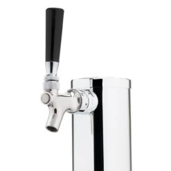 Draft Beer Tower - Stainless Steel - 3" Column - 1 Faucet -Bar Supplies c173 polished stainless steel draft beer kegerator tower 0011 20000.1612798160