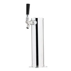 Draft Tower - 100% Stainless Steel Contact - 3" Column - 1 Faucet