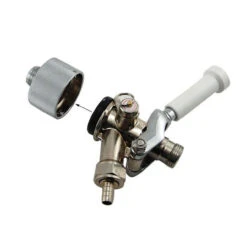 Single Sankey Flusher Fitting - Chrome Plated Brass -Bar Supplies c395 flusherfitting b33 1 16244.1590769524