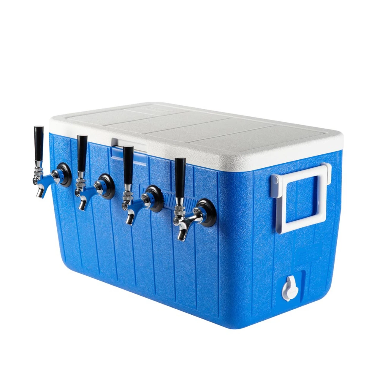 Four Faucet Jockey Box - 50' Coils - Faucet Hardware Kit 3 Four Faucet Jockey Box - 50' Coils - Faucet Hardware Kit