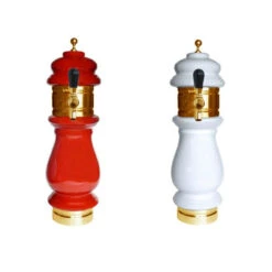Ceramic Draft Beer Tower - Gold - 1 To 3 Faucets - Glycol Cooled -Bar Supplies ctslx gold ceramic tower b6 19 88848.1590769932