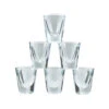 Whiskey Shot Glasses - True 1 Ounce Size - Set Of 6