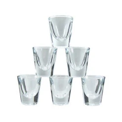 Whiskey Shot Glasses - True 1 Ounce Size - Set Of 6