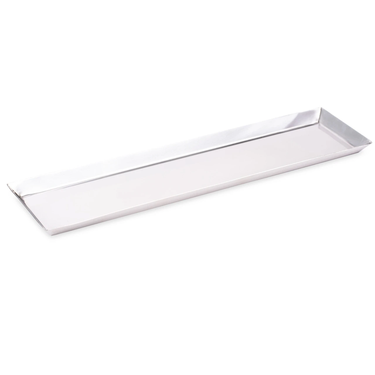 Stainless Steel Bar Top Display Tray - 14.25"L 3 Stainless Steel Bar Top Display Tray - 14.25"L
