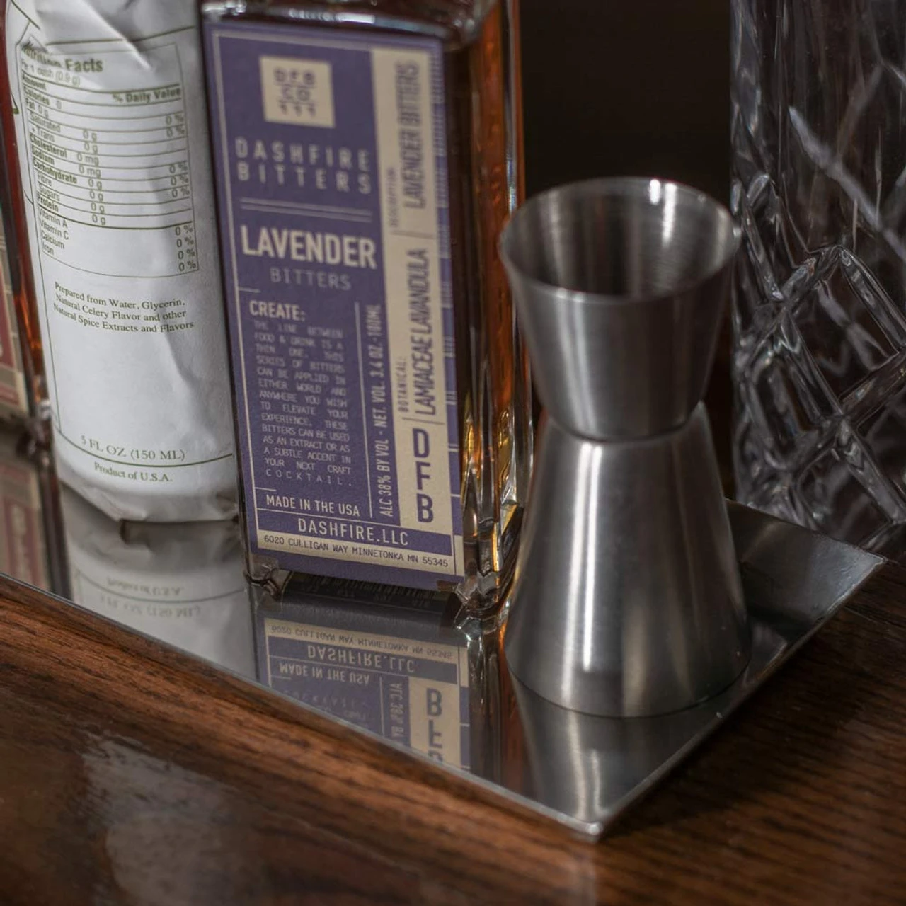 Stainless Steel Bar Top Display Tray - 14.25"L 5 Stainless Steel Bar Top Display Tray - 14.25"L - Image 3