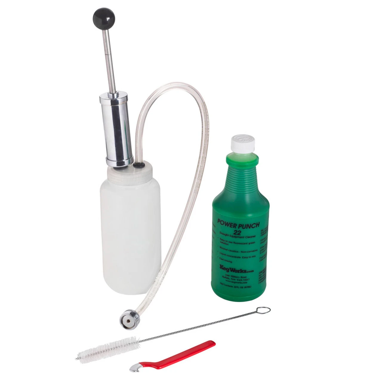 KegWorks® Deluxe Beer Line Cleaning Kit - 32oz Liquid 3 KegWorks® Deluxe Beer Line Cleaning Kit - 32oz Liquid